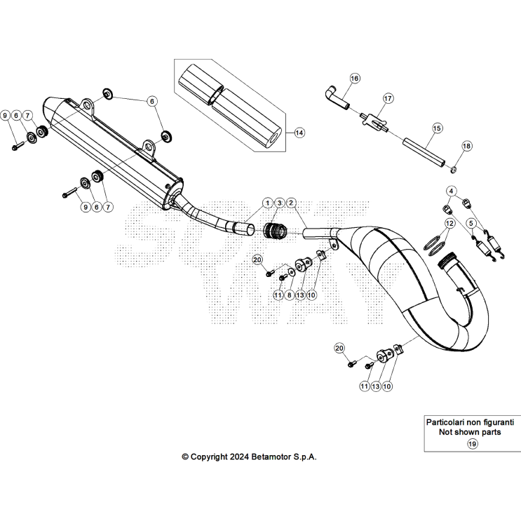 ECHAPPEMENT BETA 125 RACE 2025